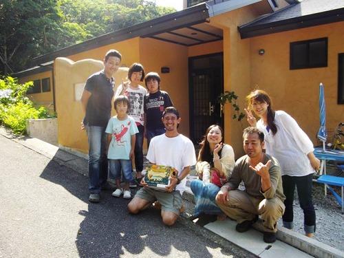 エコサーファー堀さんを囲んで