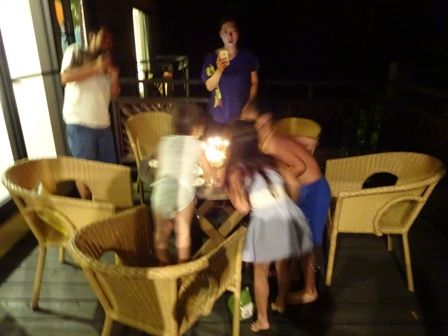 ロウソク、ふぅ~