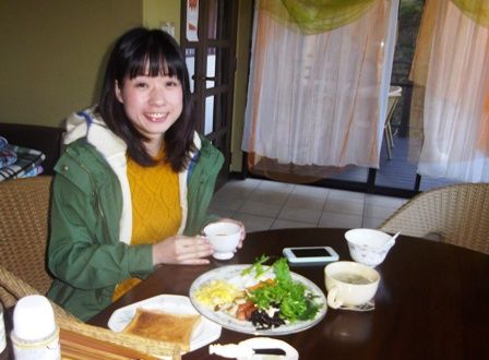 キュウさん あさごはん