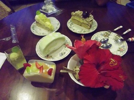 扇屋さんのケーキ