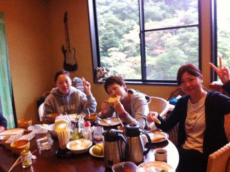 ダイビング女子3人