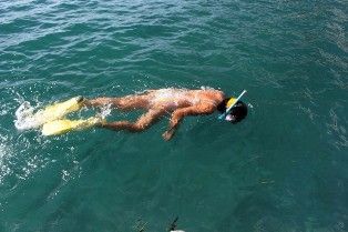よしえ　水着しましま