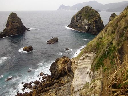 南谷川浜の裏側