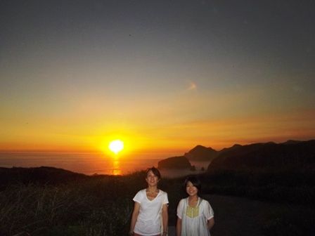なっちゃん石廊崎夕日