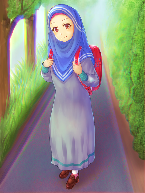 11元画像ヒジャブガール