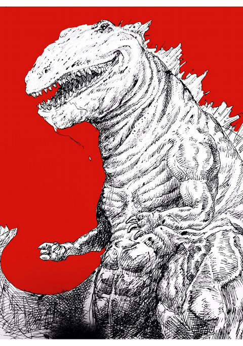 37ページとんこつ「ゴジラを目指したもの」