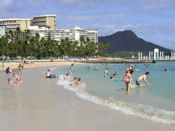 ハワイワイキキビーチ