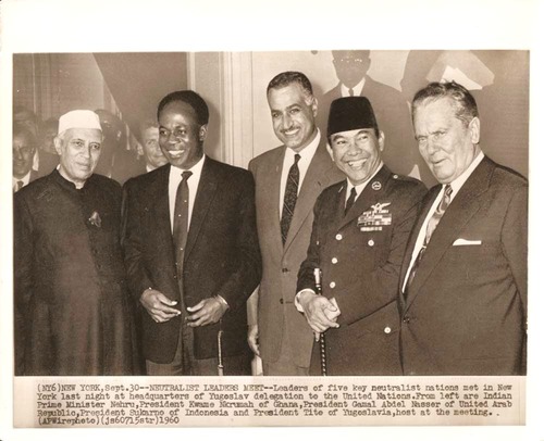 17Nehru, Nkrumah, Nasser, Sukarno & Tito