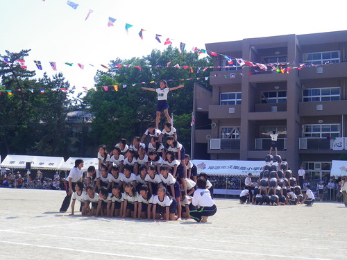 初の小学校運動会！
