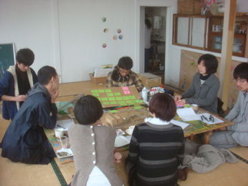 空き地再生ワークショップ、出てきました。