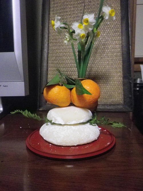 恒例の年末餅つき大会。