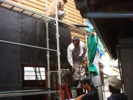 尾道建築塾　左官コース　1日目。