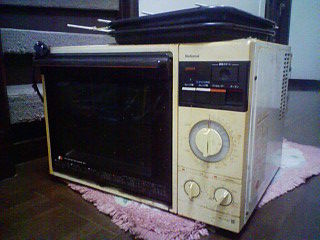 80年代 ナショナル電子レンジ初代 ヴィンテージ （さよなら電子レンジ 