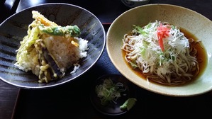 水車　がっつり天丼　大盛り