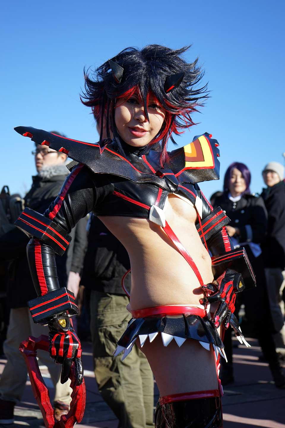 コミックマーケット85コスプレ 様 キルラキル 纏流子 黄昏ドライブイン コスプレカメコはデジタル一眼の夢を見るか コミックマーケット85コスプレ 様 キルラキル 纏流子 黄昏ドライブイン コスプレカメコはデジタル一眼の夢を見るか