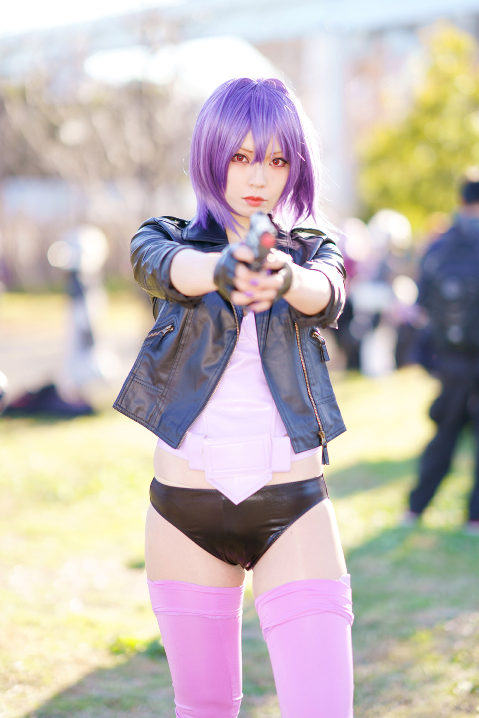 コミックマーケット97コスプレ げろんぱ様 攻殻機動隊 草薙素子 黄昏ドライブイン コスプレカメコはデジタル一眼の夢を見るか