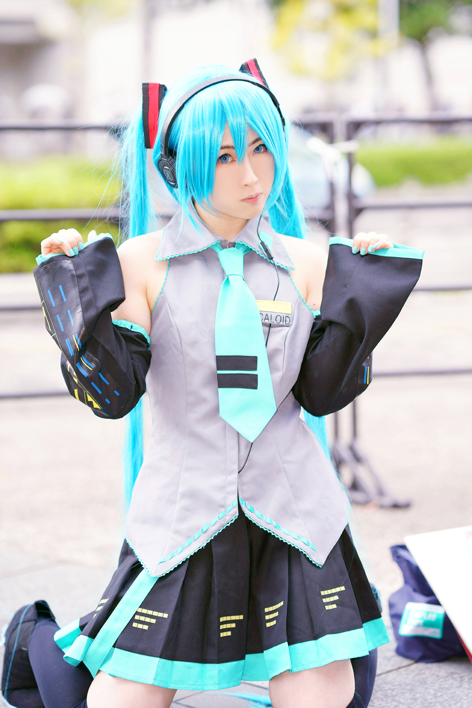 東京ゲームショウ17コスプレ 萌葱ひな様 初音ミク 黄昏ドライブイン コスプレカメコはデジタル一眼の夢を見るか