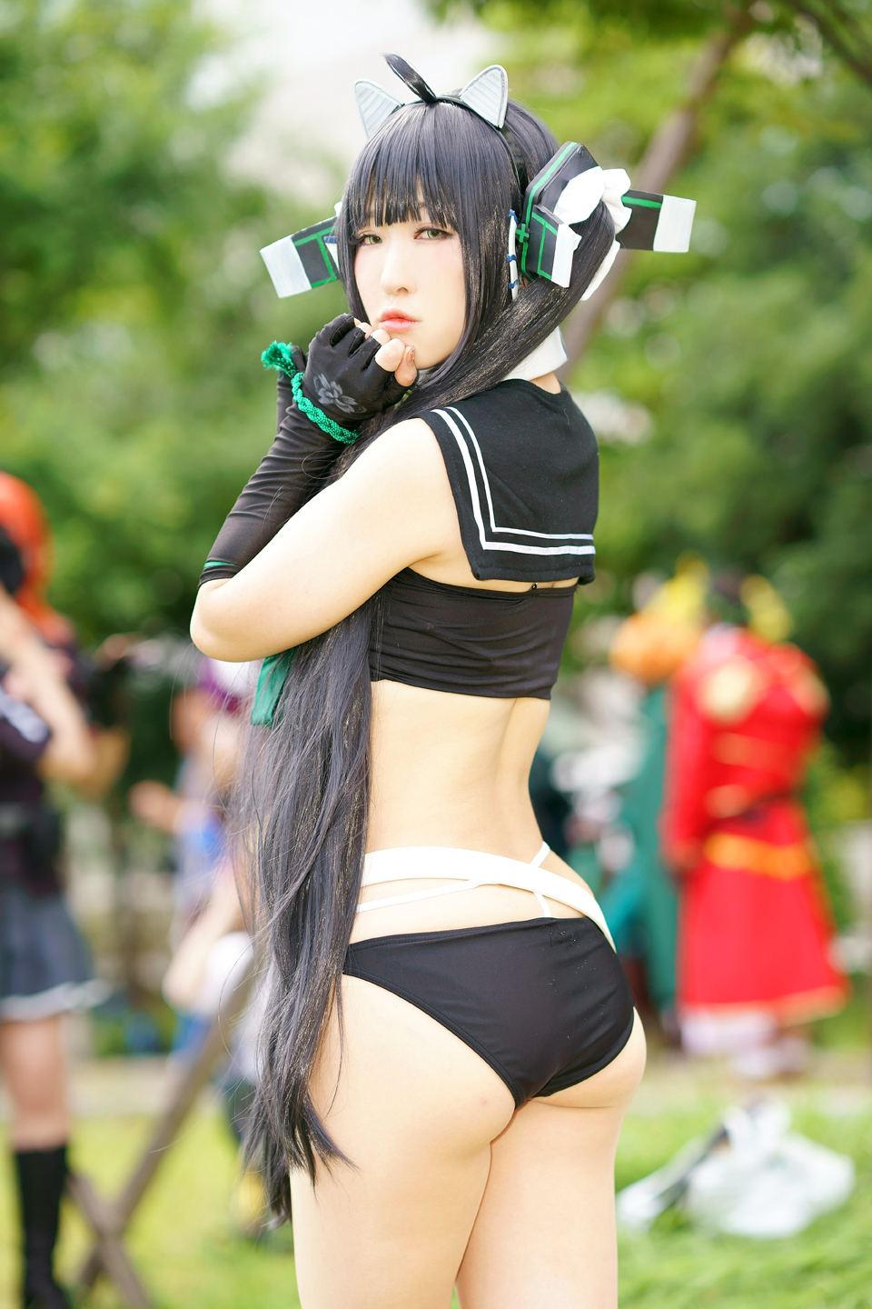 コミックマーケット94コスプレ ありさまる様 アズールレーン 伊58 黄昏ドライブイン コスプレカメコはデジタル一眼の夢を見るか