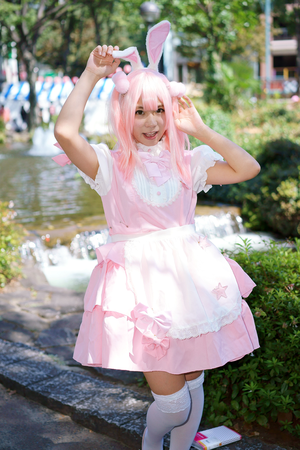 ニコニコ町会議2014in名古屋 ひぃにゃん様 ウサギ擬人化 黄昏ドライブイン コスプレカメコはデジタル一眼の夢を見るか