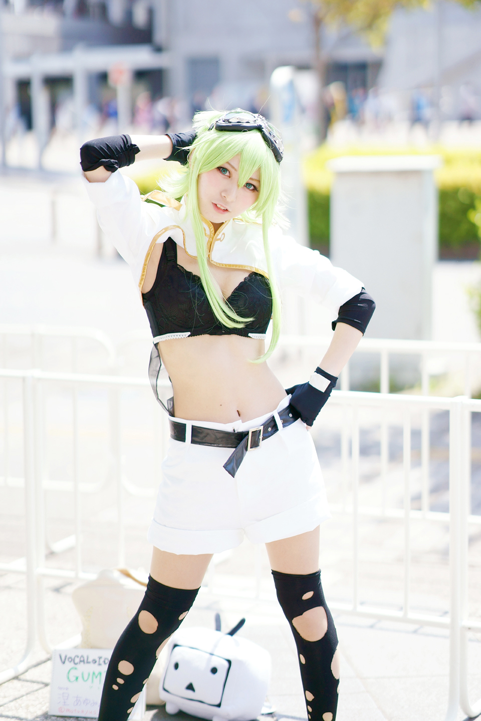 ニコニコ超会議17 涅あゆみん様 Vocaloid Gumi インビジブル 黄昏ドライブイン コスプレカメコはデジタル一眼の夢を見るか ニコニコ超会議17 涅あゆみん様 Vocaloid Gumi インビジブル 黄昏ドライブイン コスプレカメコはデジタル一眼の夢を見るか