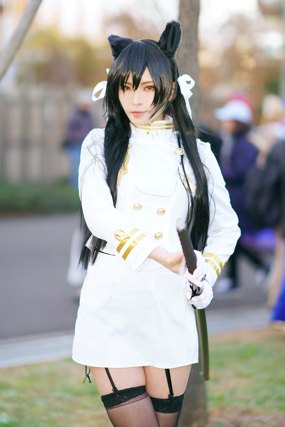 コミックマーケット95コスプレ げろんぱ様 アズールレーン 愛宕 黄昏ドライブイン コスプレカメコはデジタル一眼の夢を見るか コミックマーケット95コスプレ げろんぱ様 アズールレーン 愛宕 黄昏ドライブイン コスプレカメコはデジタル一眼の夢を見るか