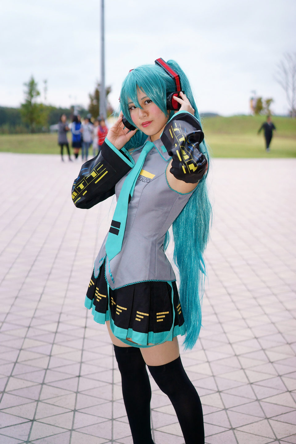 ぽぷかるパーティー2014コスプレ 龍峰卯槌様 初音ミク。 : 黄昏