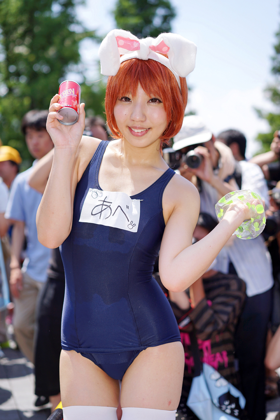 コミックマーケットコスプレ 白雪なお様 アイドルマスターシンデレラガールズ 安部菜々 スク水ver 黄昏ドライブイン コスプレ カメコはデジタル一眼の夢を見るか