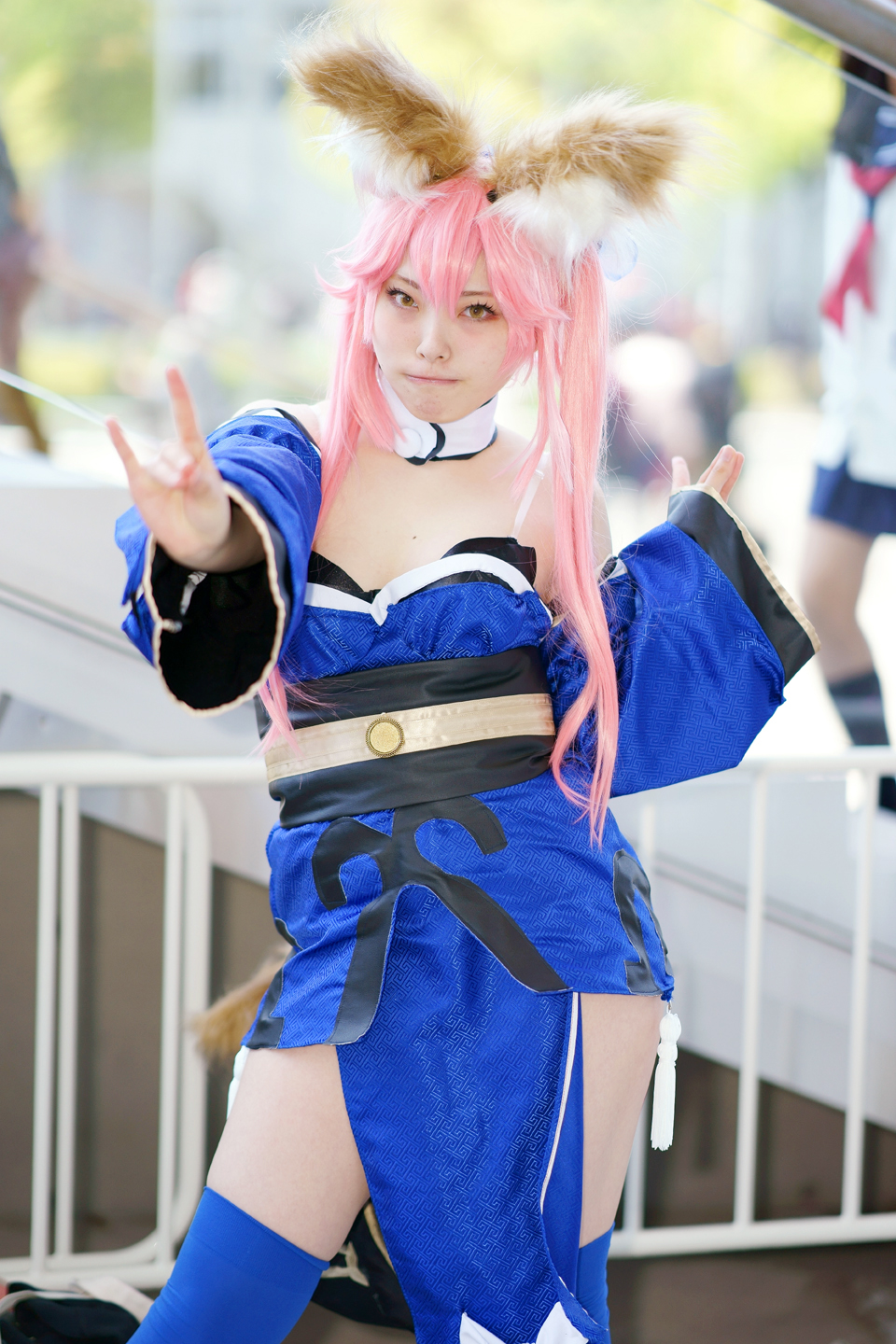 ニコニコ超会議17 九条もがみ様 Fate Grand Order 玉藻の前 黄昏ドライブイン コスプレカメコはデジタル一眼の夢を見るか