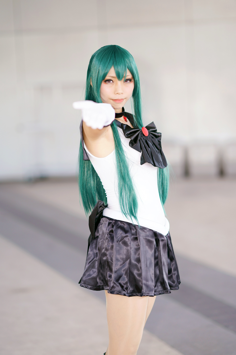 東京ゲームショウ17コスプレ ぐぐる様 美少女戦士セーラームーン セーラープルート 黄昏ドライブイン コスプレ カメコはデジタル一眼の夢を見るか