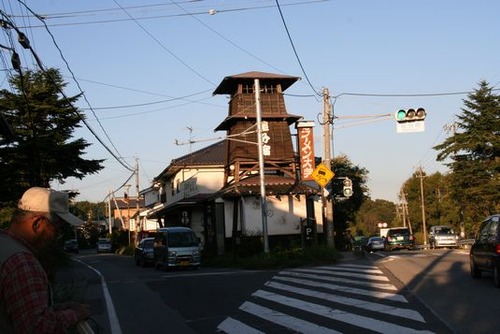 IMG_2233 追分宿の看板 左へ入ると本陣へ続く