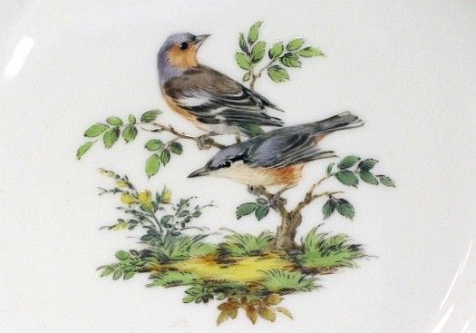 マイセン 鳥絵付けの種類 バードペインティング : アンティーク