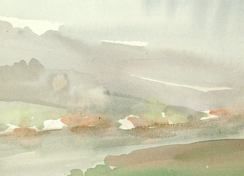 マイセンハインツ.ヴェルナー水彩原画 マイセン ハインツヴェルナー