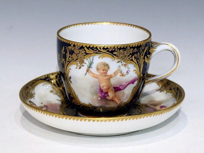 マイセンの天使の絵付け 天使図 天使絵の歴史 part 2 : アンティーク