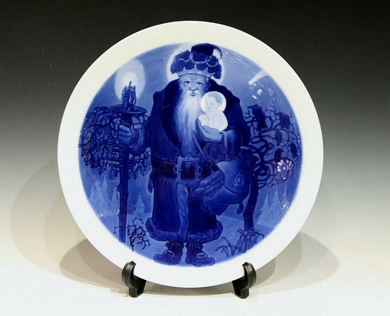 マイセン　クリスマス　絵皿　26cm マイセン クリスマス 絵皿 26cm