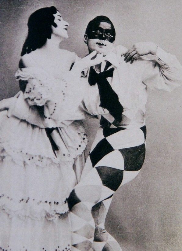 銅版画 ハーレクインとコロンビーヌ 1919年パウル ショイリヒ ショイリッヒ アンティーク アーカイヴのブログ