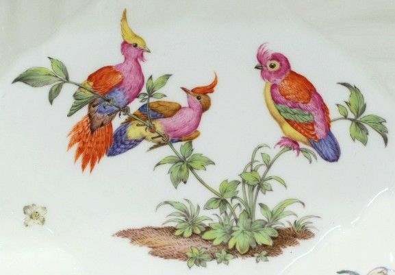 マイセン 鳥絵付けの種類 バードペインティング : アンティーク