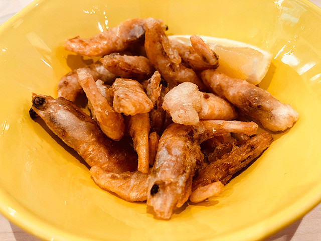 Fried Deep-Water Shrimps