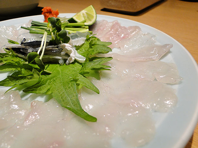Blowfish Sashimi