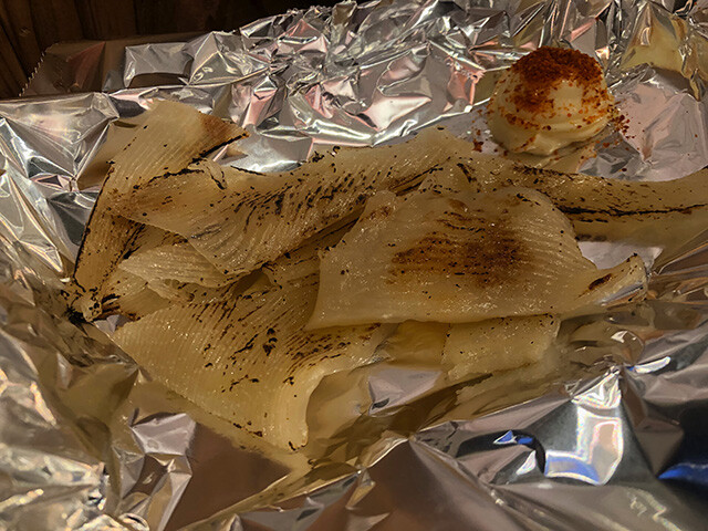 Grilled Ray Fin