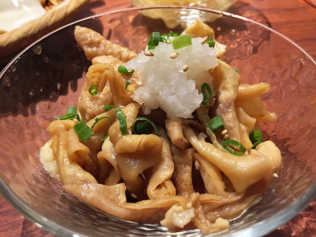 Chicken Skin with Ponzu Sauce