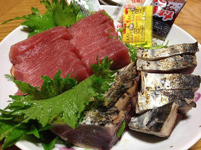 Red Tuna and Bonito Sashimi