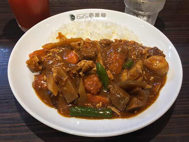 Chicken Meatball and Root Vegetable Curry in Japanese Style