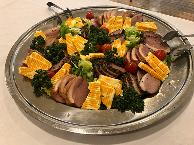 Smoked Duck and Cheese Platter