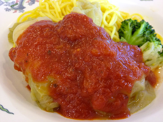 Cabbage Rolls with Tomato Sauce
