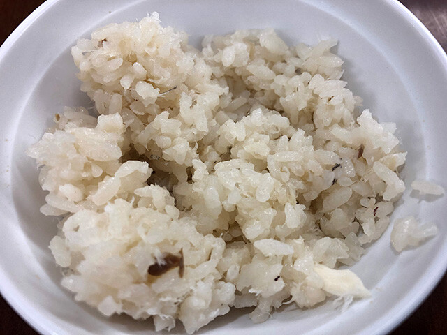 Rice Steamed with Sea Bream