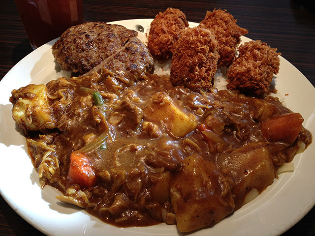 Half Order Beef Curry with Various Toppings