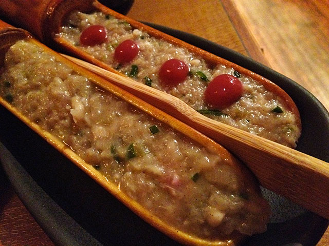 Tsumire on Half-Cut Bamboo