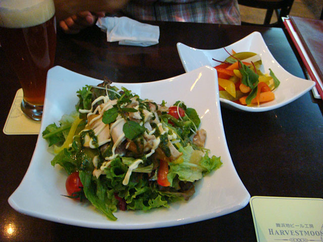 Rotisserie Chicken Salad and Pickled Vegetables