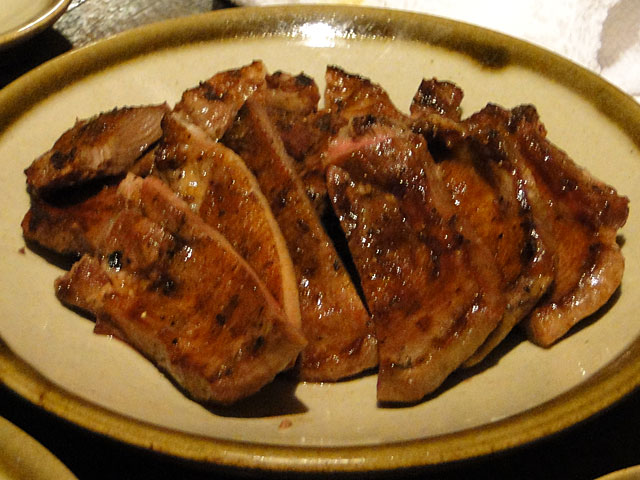 Broiled Thick-Sliced Beef Tongue