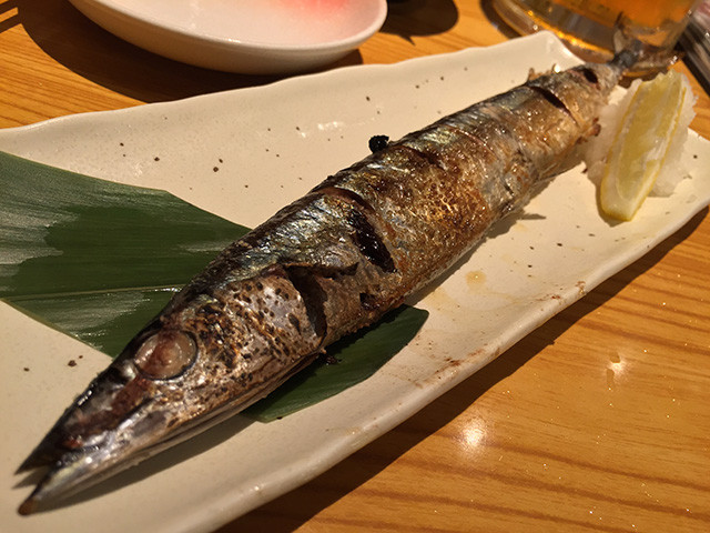 Broiled Saury with Salt